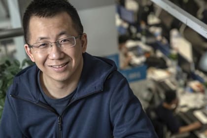 Zhang Yiming​ ​es el empresario chino que fundó ByteDance en 2012 y la plataforma para compartir videos TikTok