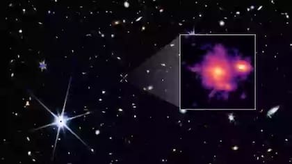 Zhúlóng apareció como una silueta inesperada en una imagen del telescopio James Webb