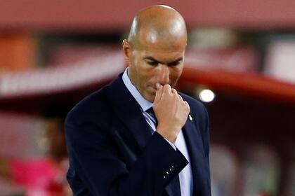 Zinedine Zidane no encontró soluciones para revertir el marcador ante Mallorca