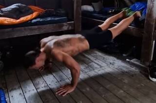 El entrenamiento de película de Zlatan Ibrahimovic en una isla desierta