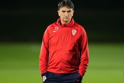 Zlatko Dalic, entrenador de la selección de Croacia