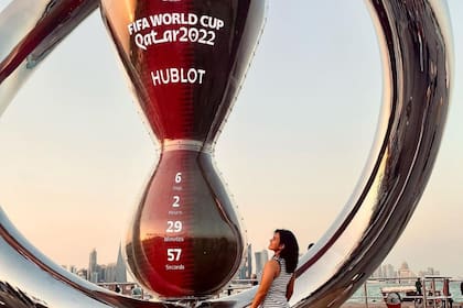 Zoe es Argentina y viajó a Qatar para trabajar durante el Mundial