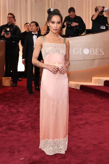 Zoë Kravitz en los Golden Globe