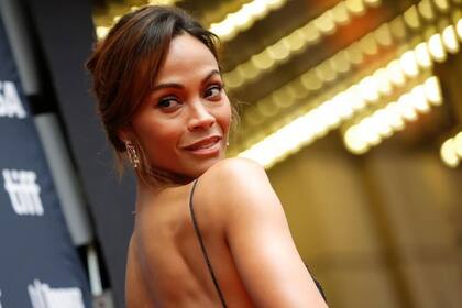 Zoe Saldaña ganó recientemente un Globo de Oro y está nominada a "mejor actriz de reparto" en los Óscar