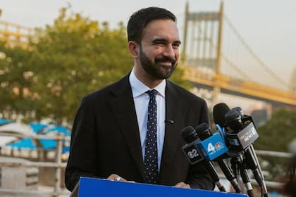 Zohran Mamdani es el candidato favorito a suceder a Eric Adams en la alcaldía de Nueva York