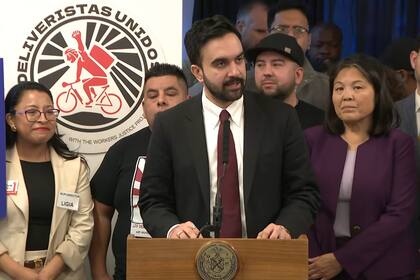 Zohran Mamdani mostró su apoyo a un grupo de trabajadores latinos en Nueva York