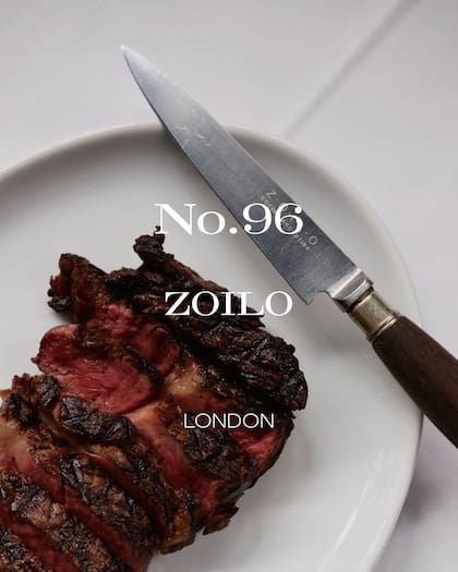 Zoilo, el proyecto que el argentino Diego Jacquet abrió en Londres, Inglaterra, figura en el puesto 96