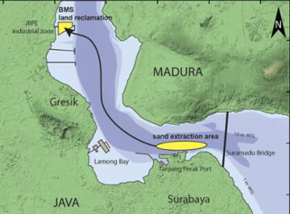 Zona donde se hallaron los restos fósiles