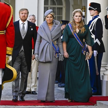 Zorreguieta con un original diseño de Benchellal en septiembre de 2022 (Foto: Instagram @queen.maxima)