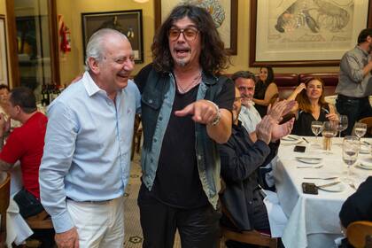 Fabián Quintiero junto a su amigo Emilio Garip