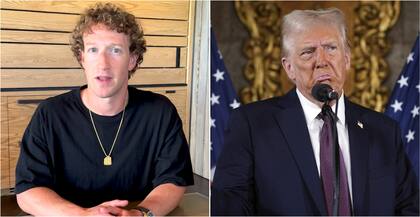 Zuckerberg anunció un cambio de en las políticas de moderación de contenidos de Meta, en línea con el enfoque de Trump sobre el discurso en las plataformas sociales (captura de video y foto de AP)