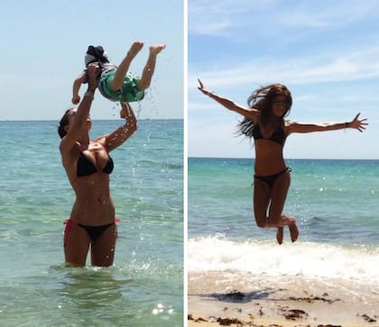 Zulemita, espléndida en las playas de Miami