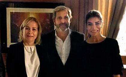 Zulemita Menem, en la Casa Rosada, con Frigerio y Díaz Bazán, ministra de Salud de La Rioja