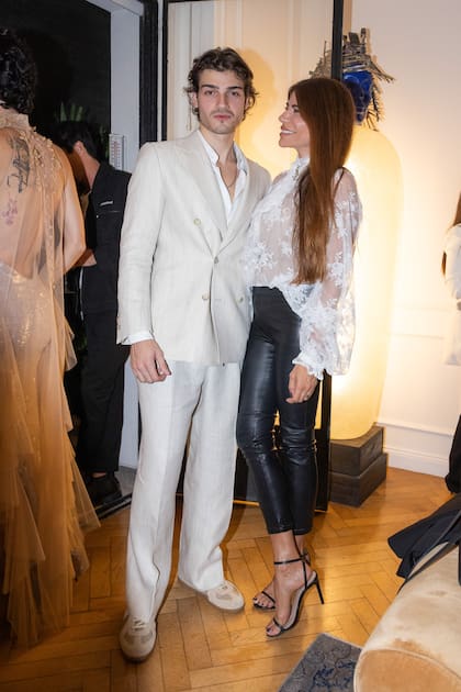 Zulemita Menem estuvo acompañada por su hijo, Luca Bertoldi Menem