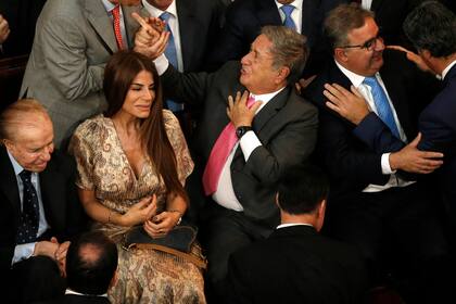 Menem, su hija Zulema y Duhalde