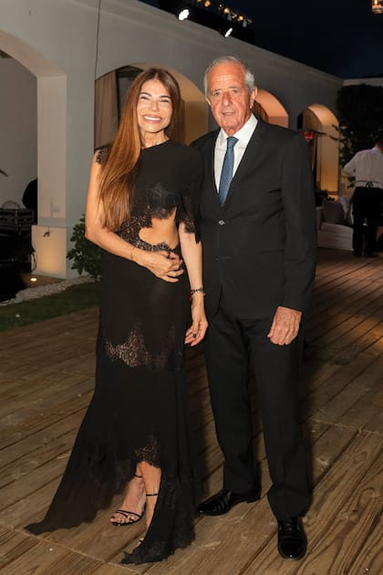 Zulemita Menem y Rodolfo D’Onofrio, ex presidente del Club Atlético River Plate