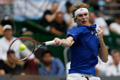 Zverev y la potencia de su drive