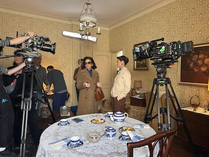 Zylberberg y Antonópulos, a punto de grabar una escena