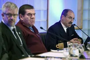 El capitán Villamide, al exponer ante una comisión legislativa sobre el hundimiento del ARA San Juan
