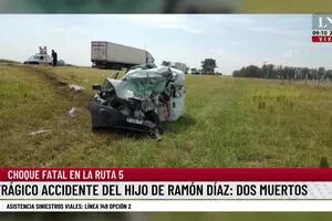 Trágico accidente del hijo de Ramón Díaz: dos muertos