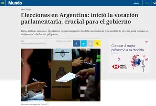 En El País de Uruguay hablan de una elección "crucial" para el gobierno