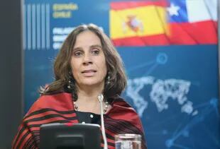 La ministra de Relaciones Exteriores de la República de Chile, Antonia Urrejola Noguera