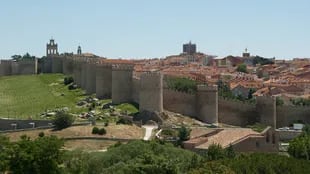 La muralla de Ávila, en Castilla