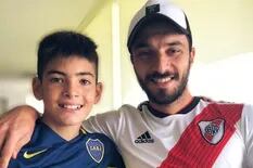La foto de Ignacio Scocco con el chico del que se burló por la Copa Libertadores