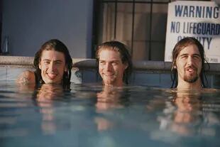 Dave Grohl, Kurt Cobain y Krist Novoselic, los históricos Nirvana