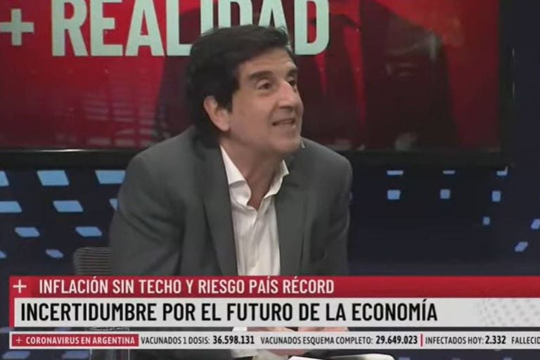 Carlos Melconián visitó +Realidad y dio definiciones interesantes sobre la economía argentina
