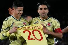 Una dedicatoria especial: Colombia ganó y el equipo recordó a Juanfer Quintero