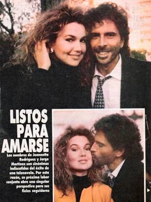 Jeannette Rodríguez y Jorge Martínez: la pareja que no fue en La extraña dama tuvo revancha tiempo después en la telenovela Micaela (1992)