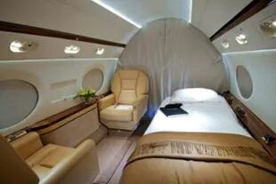 El interior del avión privado de Leo Messi. Crédito: Twitter