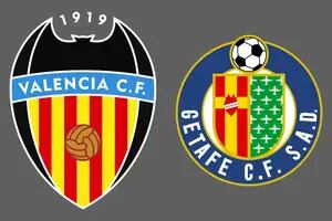 Valencia - Getafe: horario y previa del partido de la Liga de España