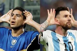 Una imagen con historia: el gesto de Messi contra Van Gaal y el recuerdo de las peleas de Riquelme