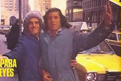 Spinetta y Vilas, juntos en Nueva York, para una portada de la revista Siete Días