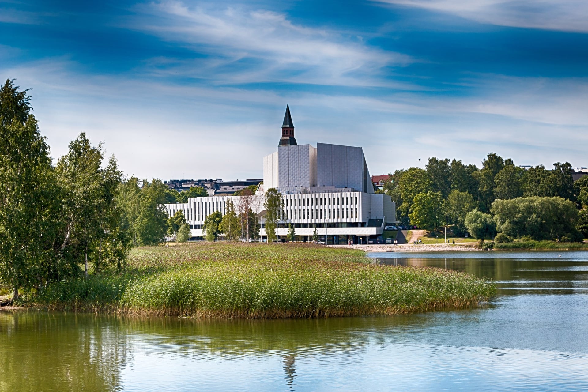 El conocido Finlandia Hall de Aalto
