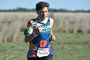 Carlos "Nano" Correa, de 19 años, uno de los corredores