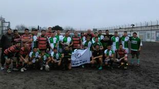 La Plata: un grupo de presos jugó al rugby contra un equipo de agentes penitenciarios
