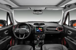 El renovado interior del Jeep Renegade 2022