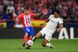 Se confirmó la lesión que sufrió Ángel Correa tras el clásico de Madrid