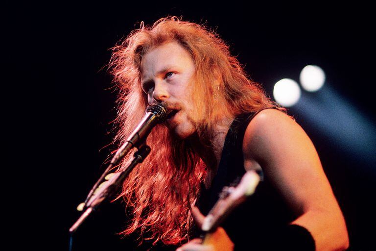James Hetfield en 1990, un año antes de la publicación del disco que cambió la historia de Metallica