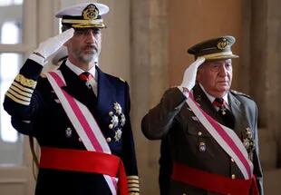 Felipe VI preside la Pascua Militar con la presencia del Rey Juan Carlos en 2018