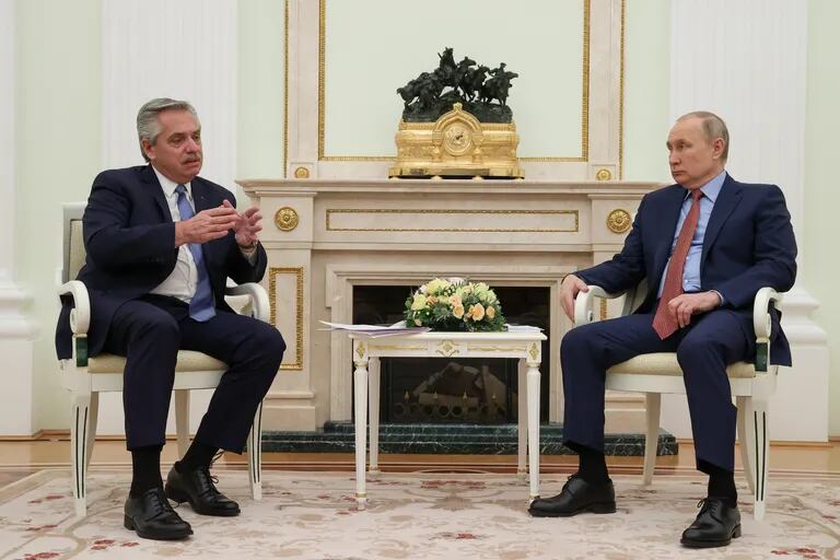 Alberto Fernández se reunió con Vladimir Putin la semana pasada