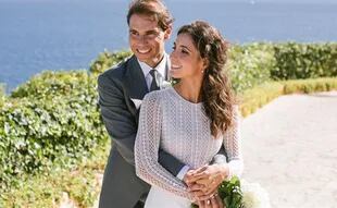 Rafael Nadal y su esposa Xisca, la foto oficial de cuando se casaron (Foto: Gentileza)
