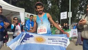 Pedro Luis Gómez en el Maratón de Tucumán