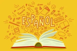 Ilustración por el Día de la Lengua Española.
