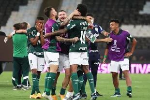 La celebración de Palmeiras, el mejor equipo de la competencia