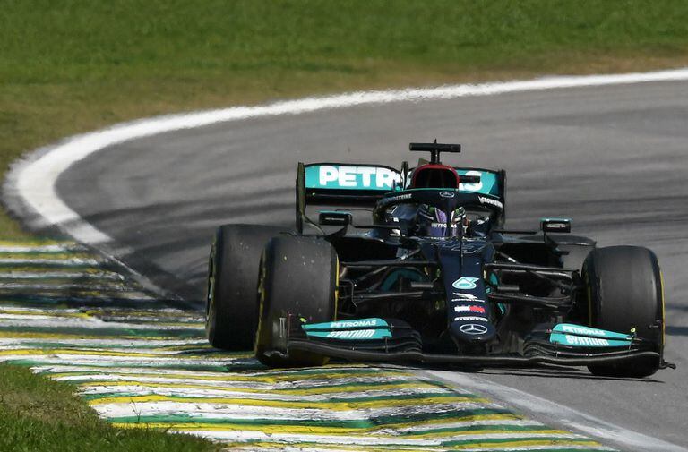 El piloto británico de Mercedes, Lewis Hamilton, fue el ganador del Gran Premio de Brasil