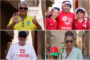 Grupo G: Davilo Galleto (Brasil), Alex Vesdinovic y sus hijos (Serbia), Roland Schenli (Suiza) y Viola Weland (Camerún)